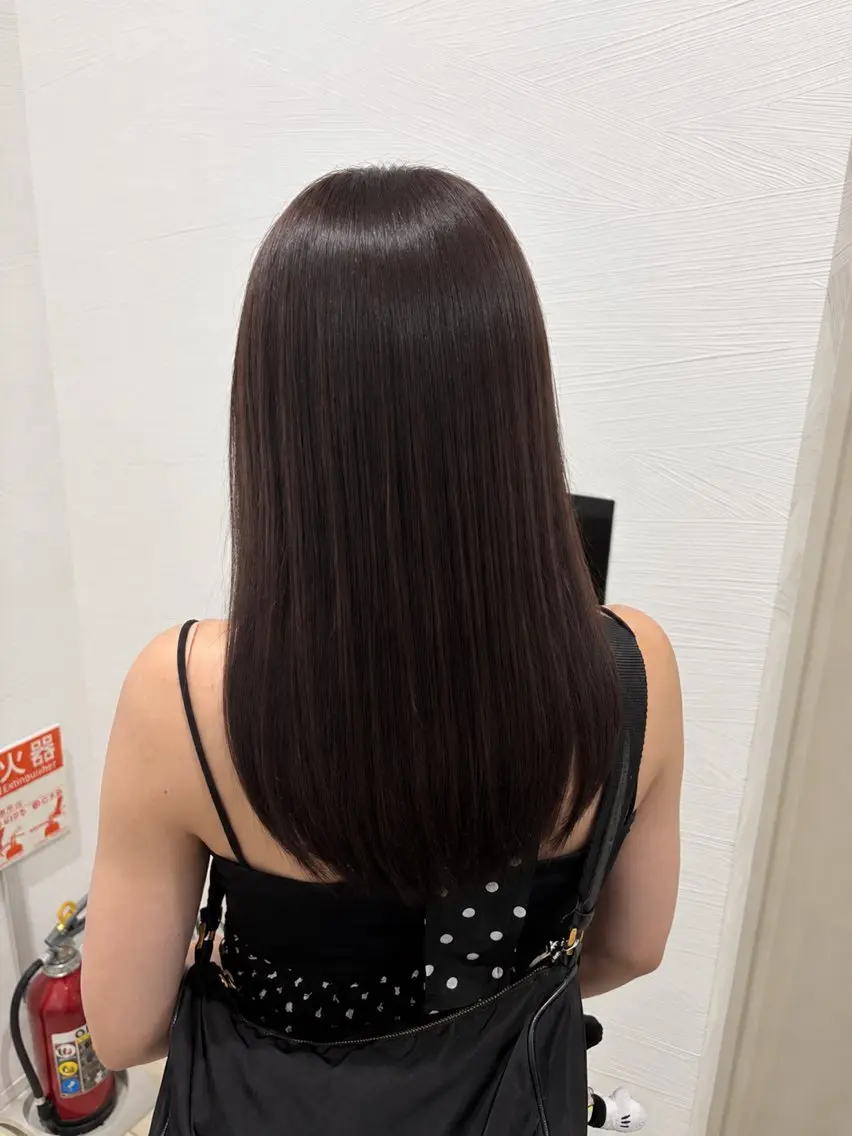 ロング カラー ブラウンカラー ヘアカラー Haruna /ブリーチなしカラーのヘアスタイル