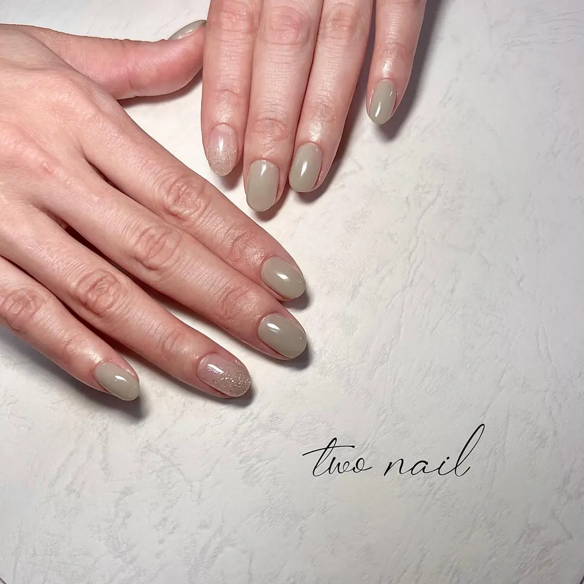 ネイル アートネイル フットネイル ハート ニュアンスネイル ホワイト ハンドネイル two nailのネイルデザイン