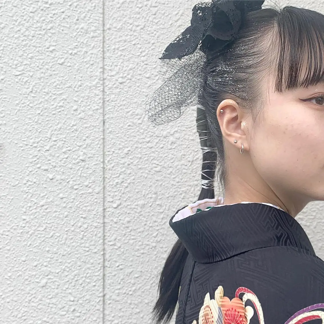 ロング ヘアアレンジ 本間 結衣のヘアスタイル