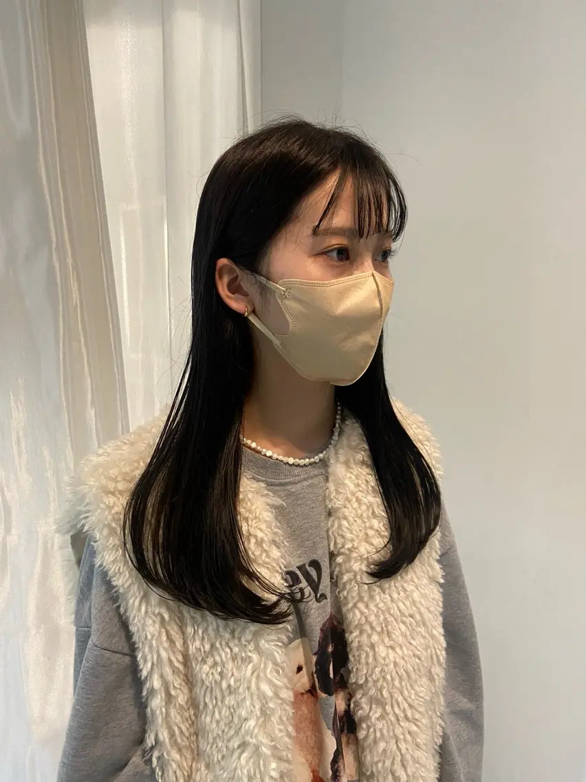 ロング まつ あみのヘアスタイル