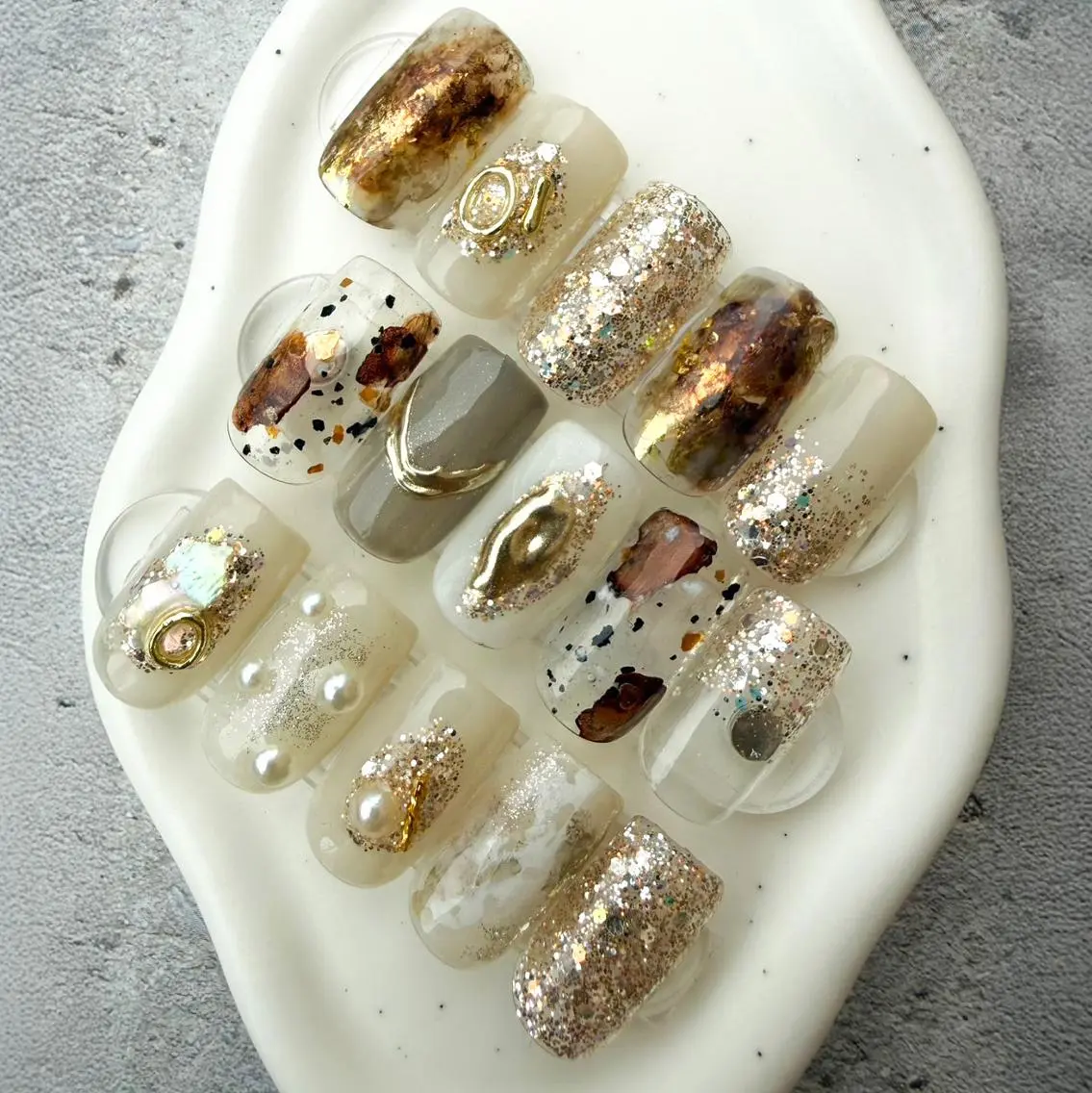 ネイル ニュアンスネイル ハンドネイル Re:eight nailのネイルデザイン