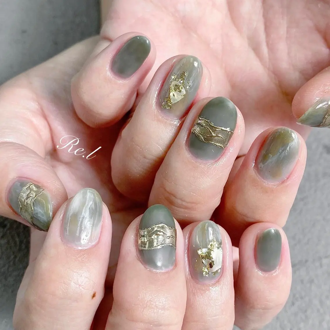 ネイル ニュアンスネイル モチの良さ◉ フィルインネイル♡のネイルデザイン