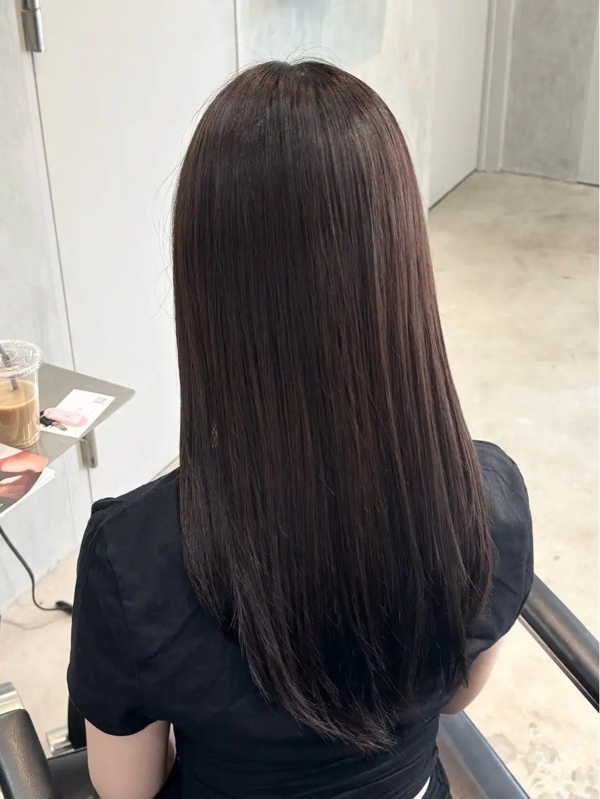 ロング ヘアカラー トリートメント LUCK船橋/ KAORIのヘアスタイル