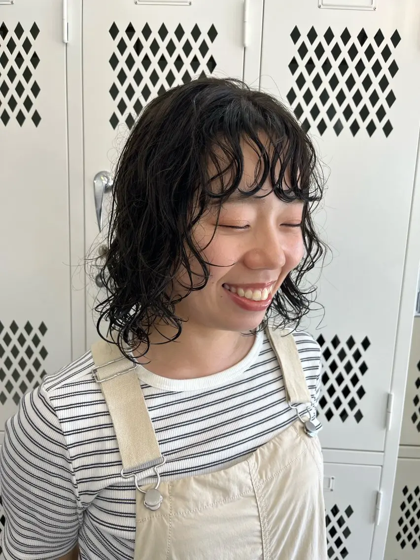 ショート パーマ カット パーマ トリートメント 🌼sunc HINAMI🌼のヘアスタイル