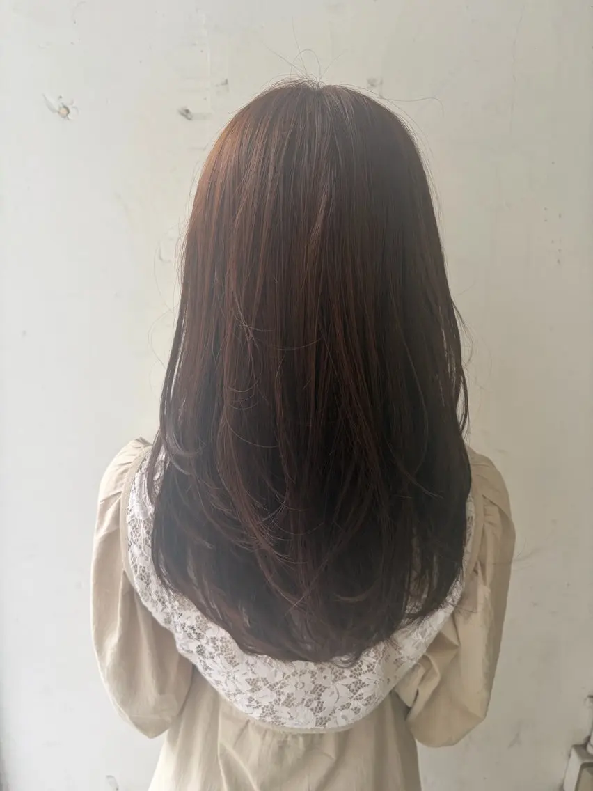 ロング 【無料】カット いながわゆあのヘアスタイル