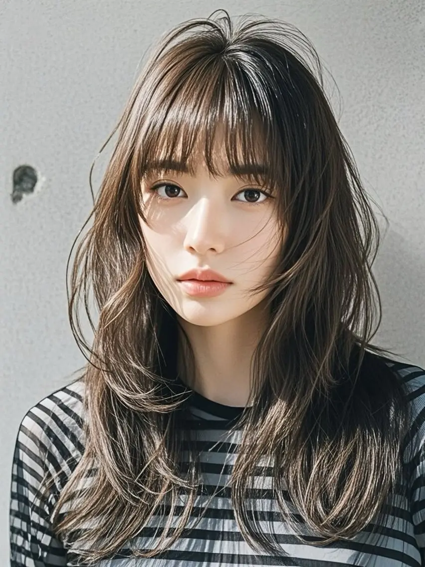 セミロング ショートボブ セミロングパーマ アッシュ ボブ くびれヘア カット ヘアカラー トリートメント ウルフカット 811 大阪梅田 ウルフのヘアスタイル