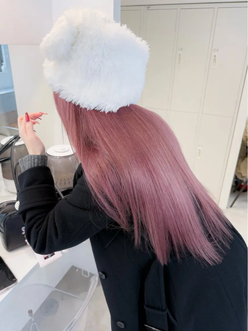 カット+ケアブリーチ使用ダブルカラー+プレミアムトリートメント✨ケアプロアイロン付き✨の写真