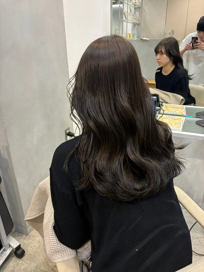 ロング ヘアカラー ハッシュカット/ 透明感カラー/畠山大のヘアスタイル