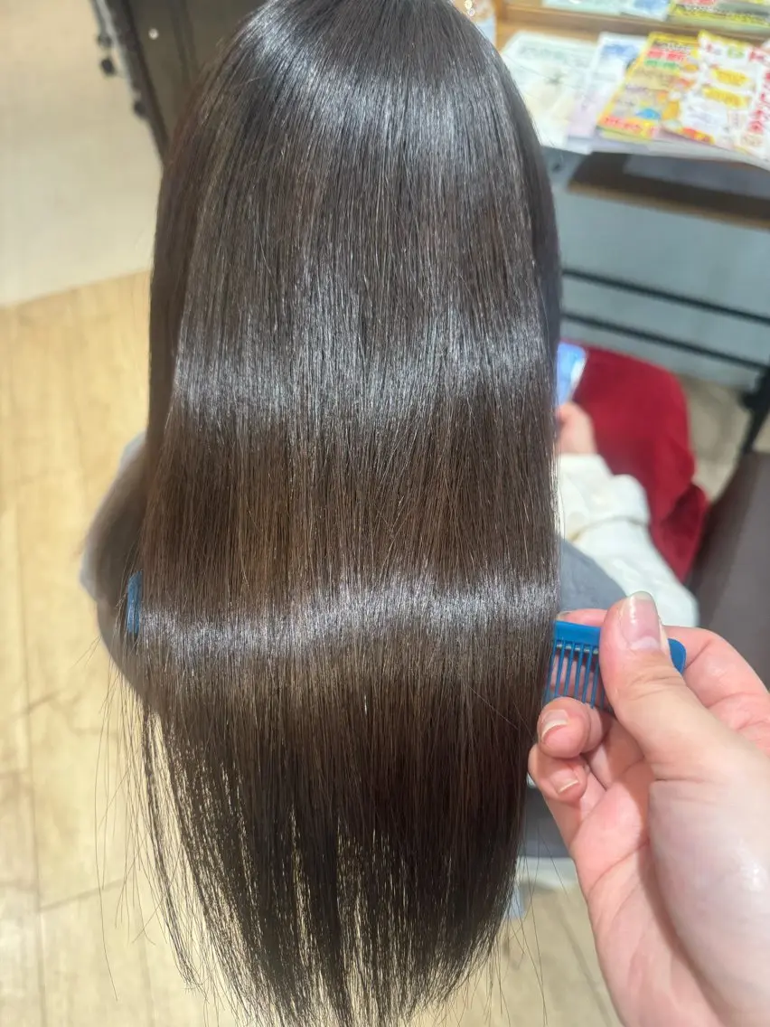 ロング 髪質改善 トリートメント カット トリートメント やまぐち まりんのヘアスタイル