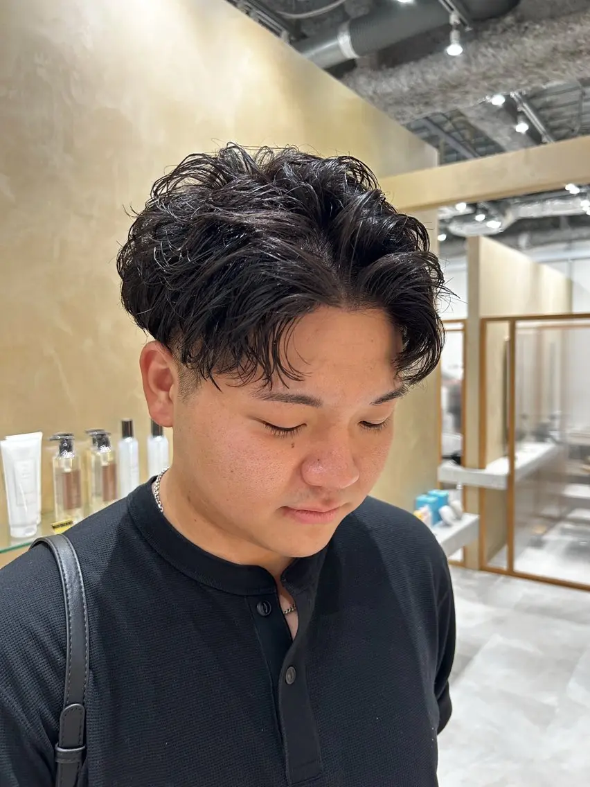 パーマ メンズ メンズパーマ パーマ 🫧艶髪ボブ🫧 チカのヘアスタイル
