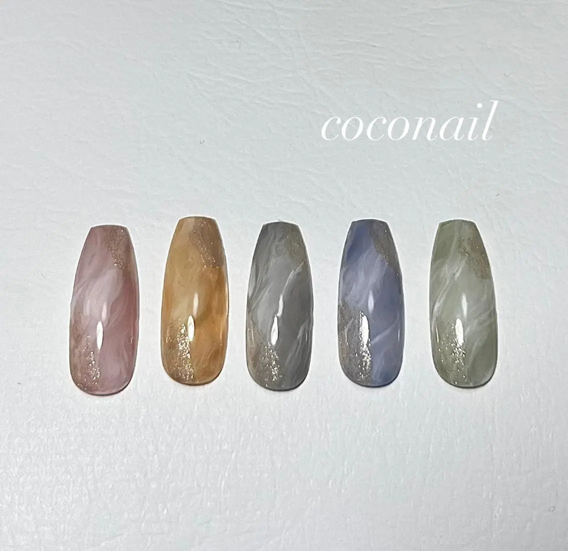 ネイル 大理石ネイル(マーブル) nail.eye cocoのマツエク・マツパデザイン