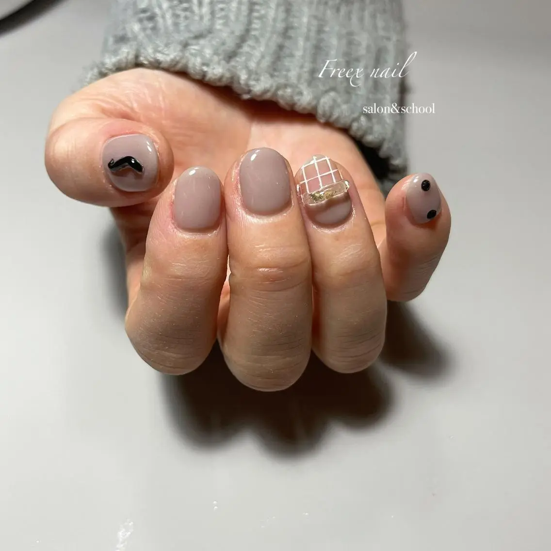 ネイル ハンドネイル ハンドケア freex nail /ニュアンス/個性派のネイルデザイン