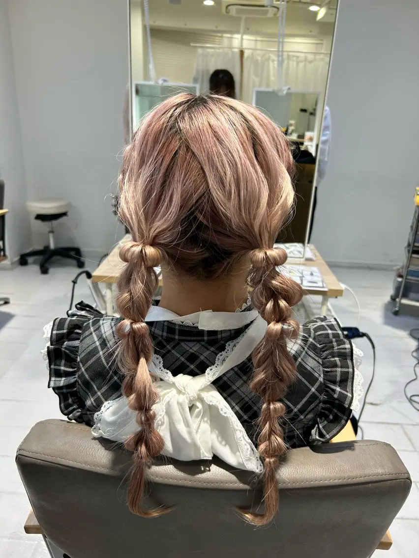 ロング 韓国ヘア ‎⟡.·KANA🐥のヘアスタイル