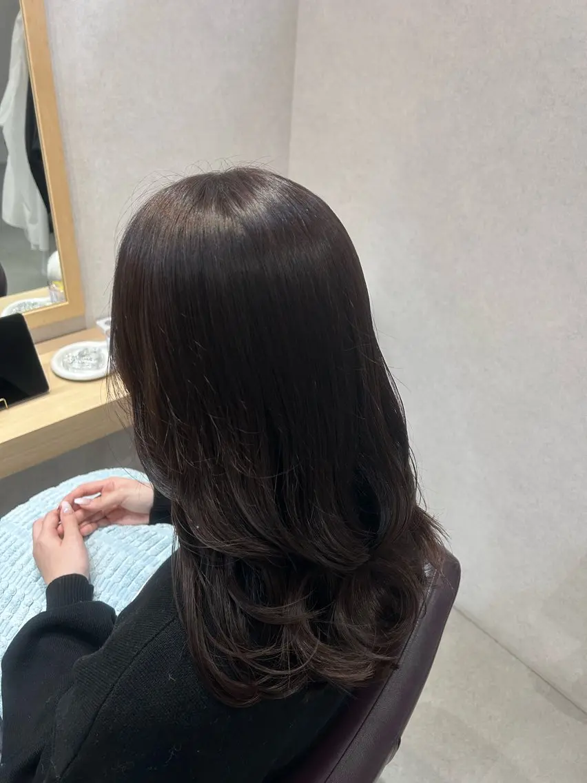 ロング Mao 🎀bob Oliveカラー🌿のヘアスタイル