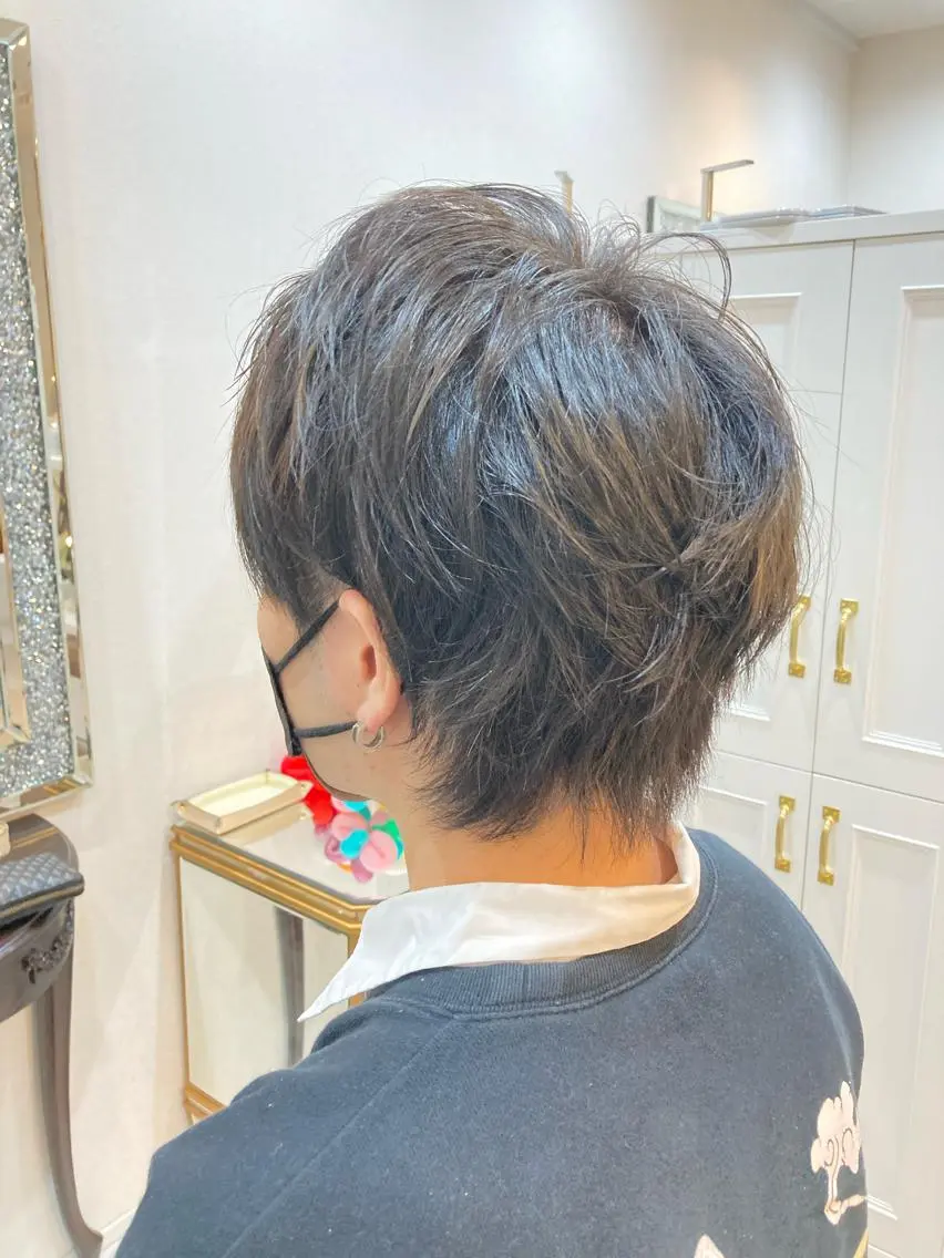 初回.メンズ限定 セットしやすいカット+カラー(ブリーチなし)ダブルカラーだと+3300の写真