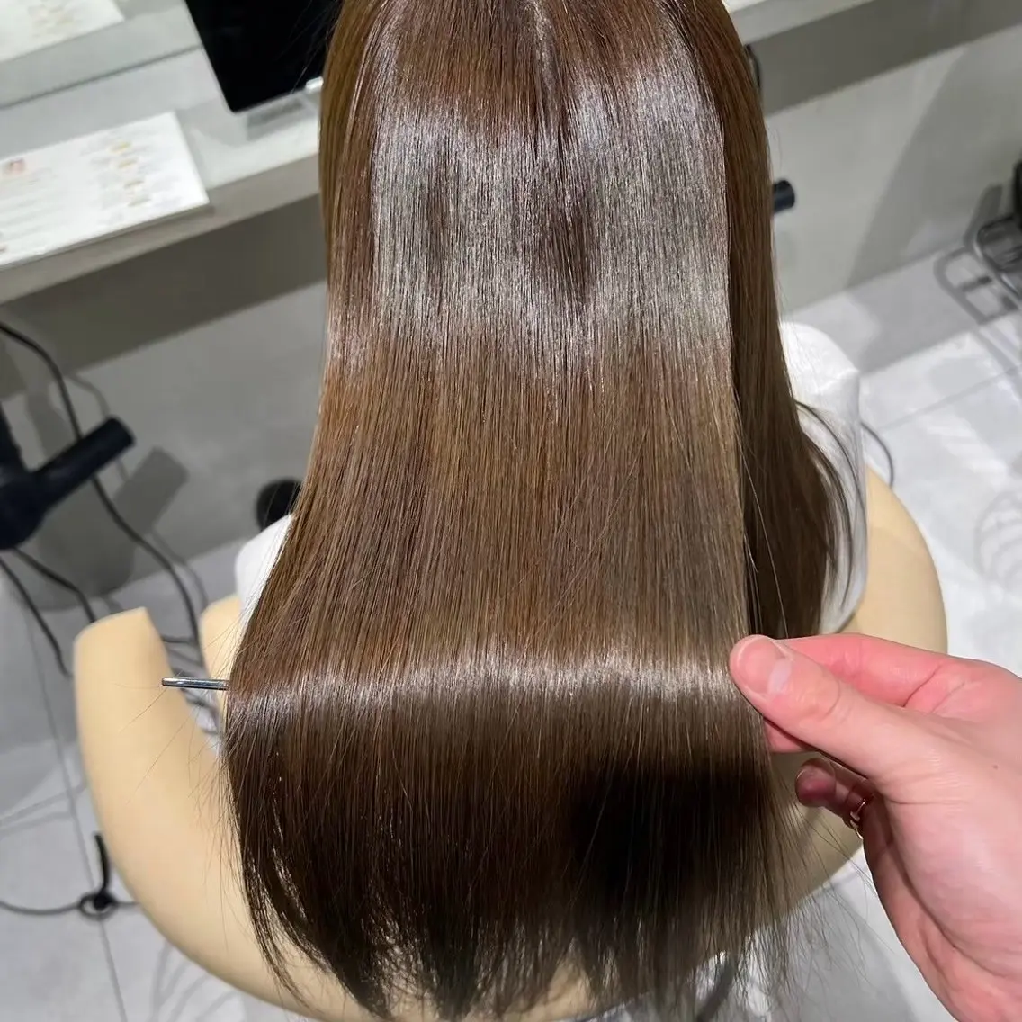 ロング 縮毛矯正 トリートメント 🎀Rimi୨୧ 【♡layer♡】のヘアスタイル