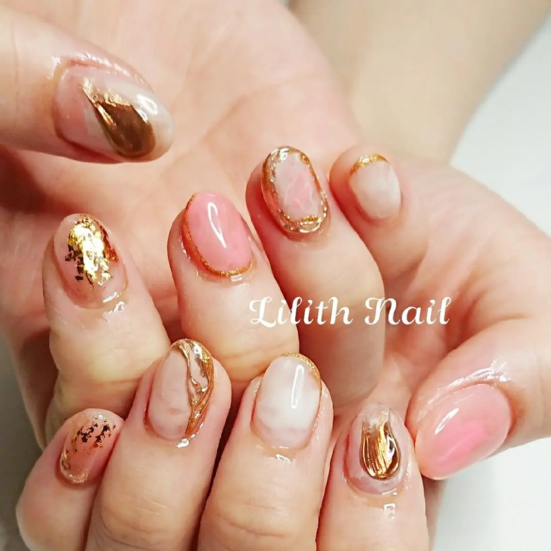 ネイル ニュアンスネイル ハンドネイル Lilith Nailのネイルデザイン