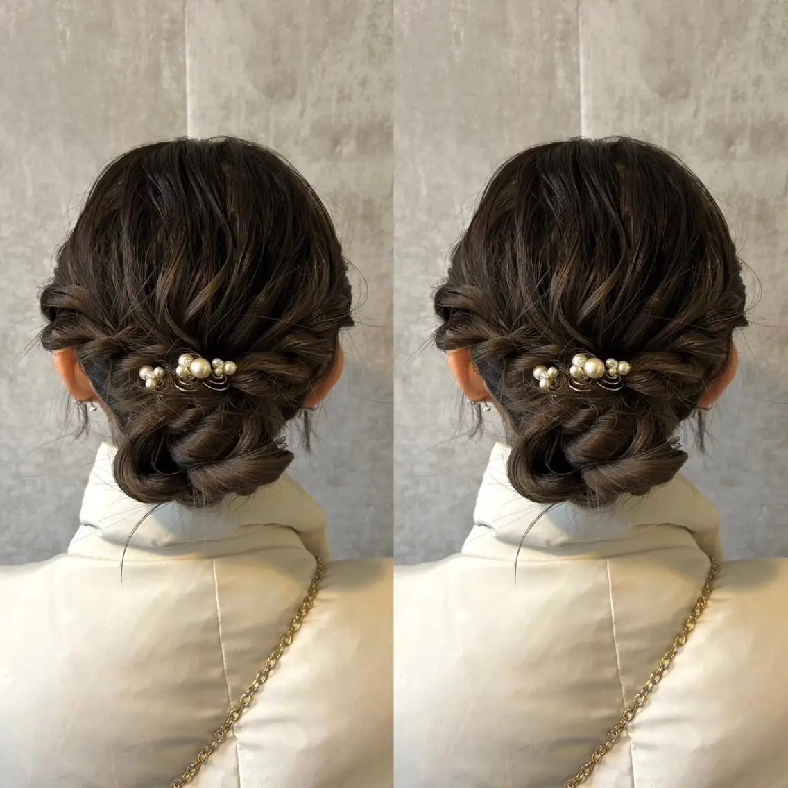 ロング ヘアアレンジ 結婚式・ブライダル ロング 羽エク指名No1✨️ シールエク🌙しぇるのヘアスタイル