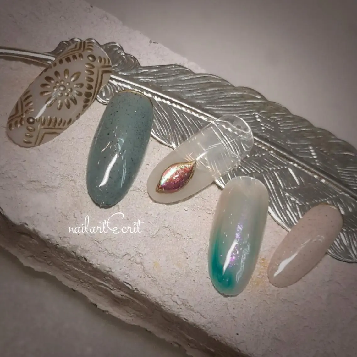 ネイル ハンドネイル nailart ecritのネイルデザイン