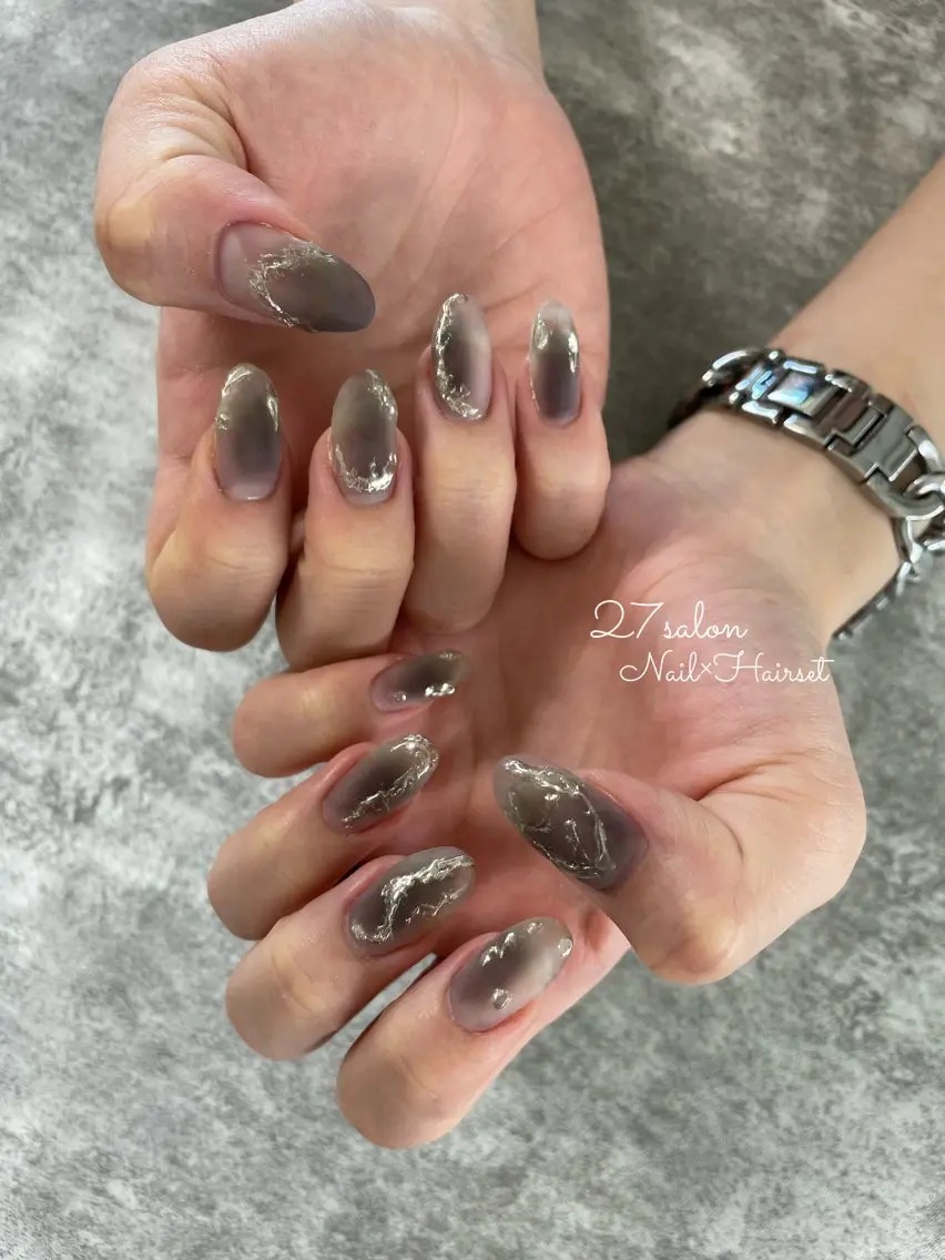 ネイル チークネイル ワンホンネイル 27salon yuinaのネイルデザイン