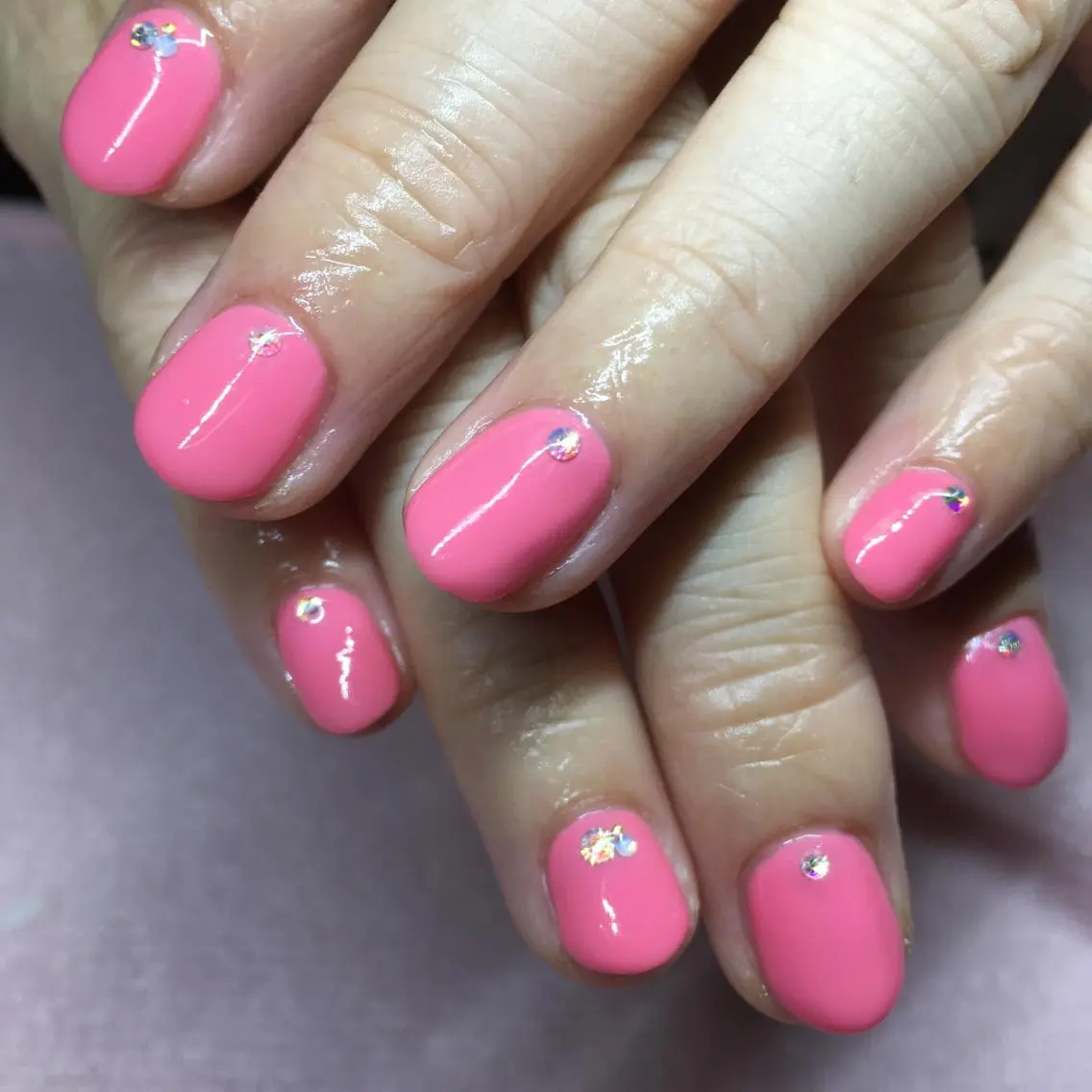 ネイル ピンク Nail Salon espritのネイルデザイン