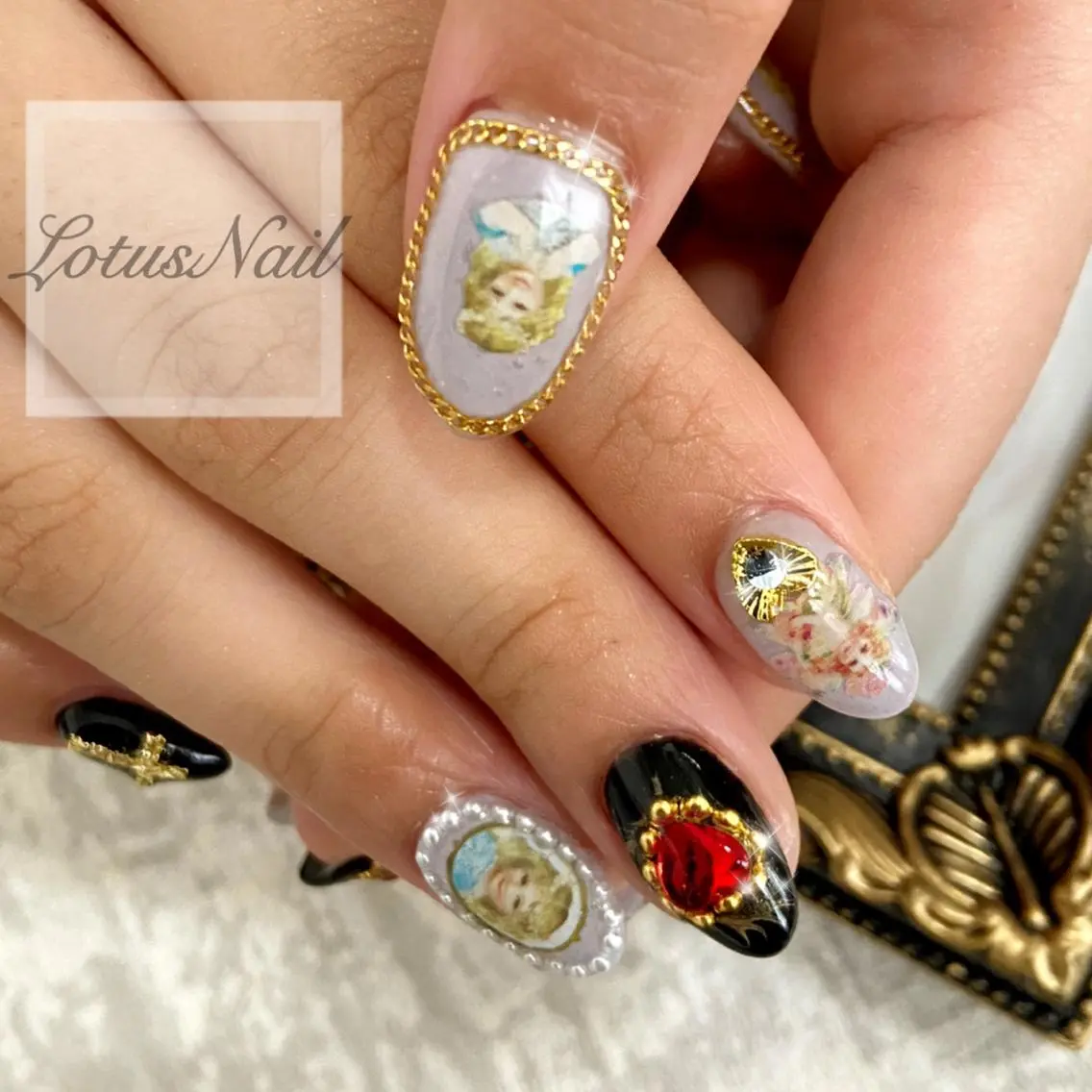 ネイル ハンドネイル Lotus Nailのネイルデザイン