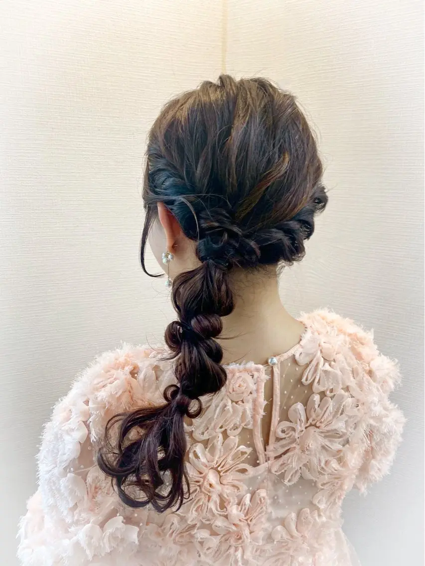 ヘアアレンジ ヘアセット hair make もりした ゆうのヘアスタイル
