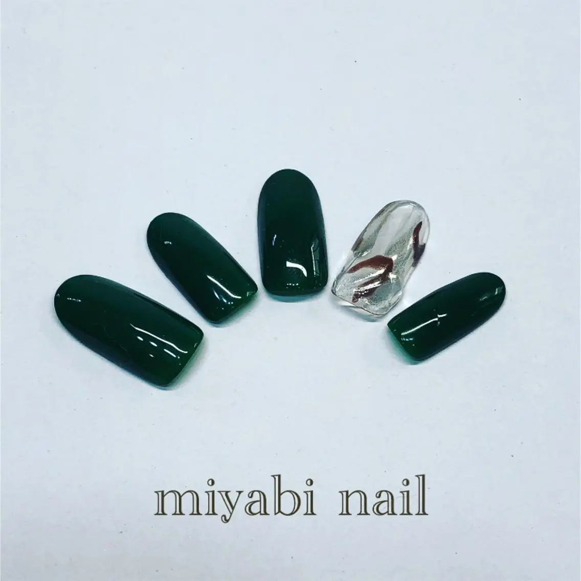 ネイル miyabi nail 桂川駅近くのネイルデザイン