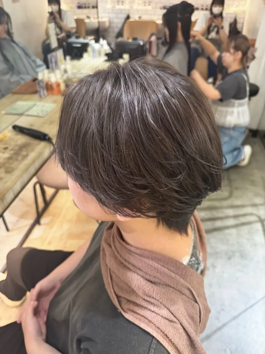 ショート カラー メンズ ヘアカラー カラーモデル募集 /イデハラ　ショウマのヘアスタイル
