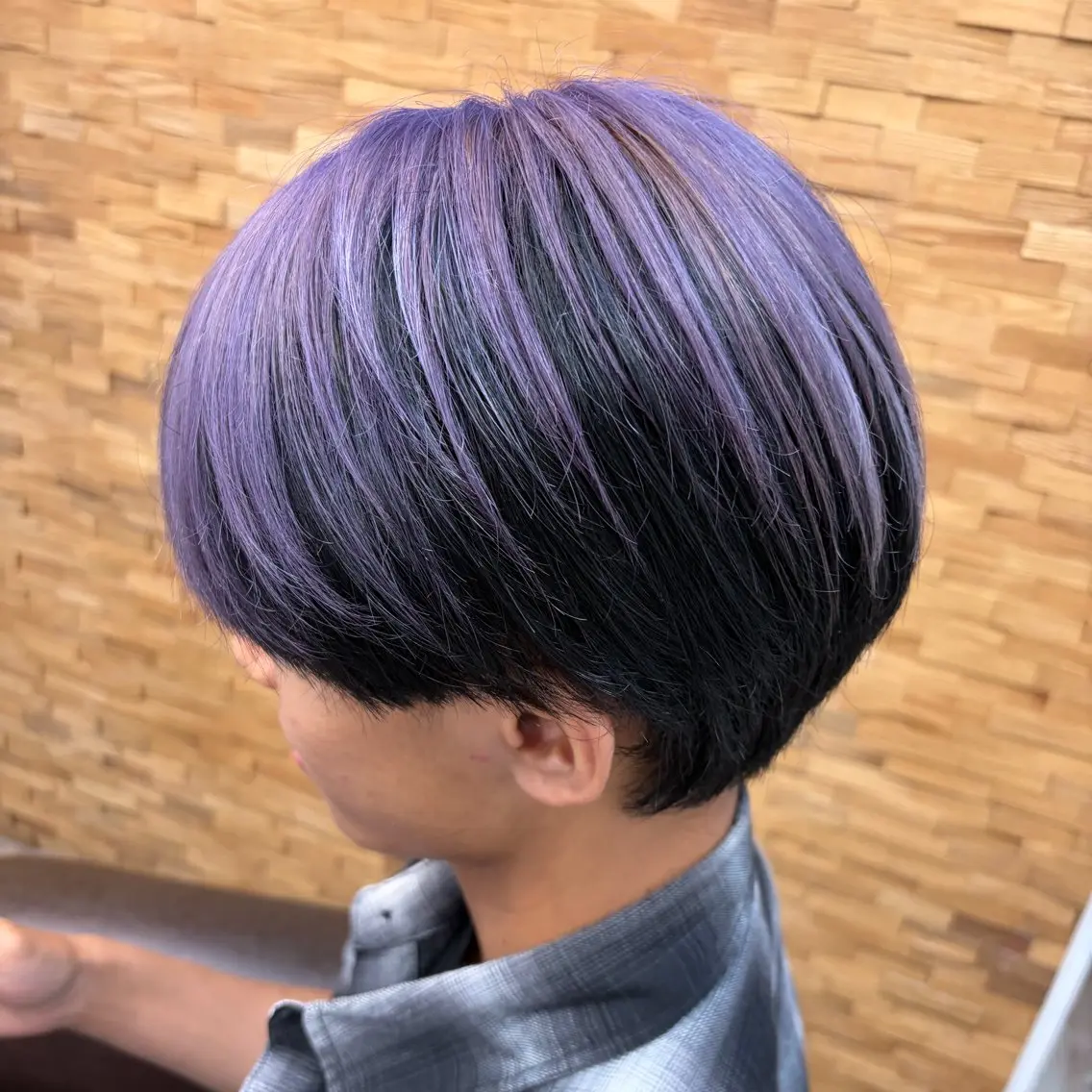 ショート カラー メンズ カット ヘアカラー トリートメント ゆづき:ショート・透 明感カラー特化のヘアスタイル