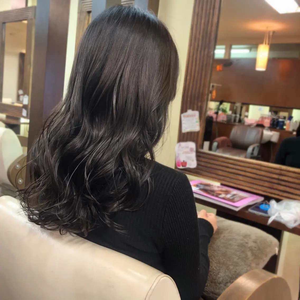 ご新規様限定【色を落ち着かせたい方必見っ】🌸アディクシーカラー+超音波トリートメント🌸の写真