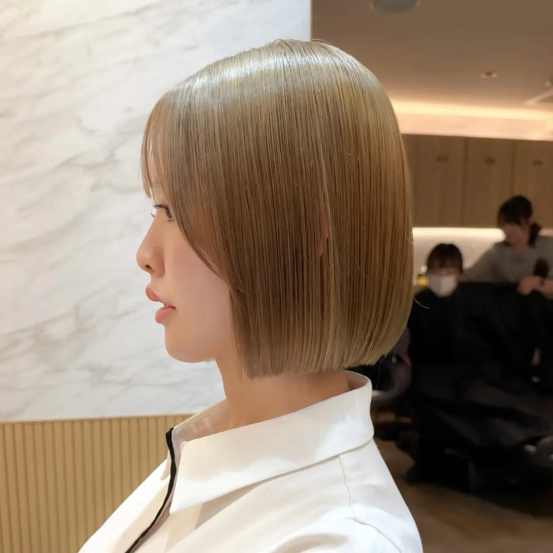 ショート カット ヘアカラー トリートメント 🌹ボブ/髪質改善 韓国ヘア🌹澤口龍成のヘアスタイル
