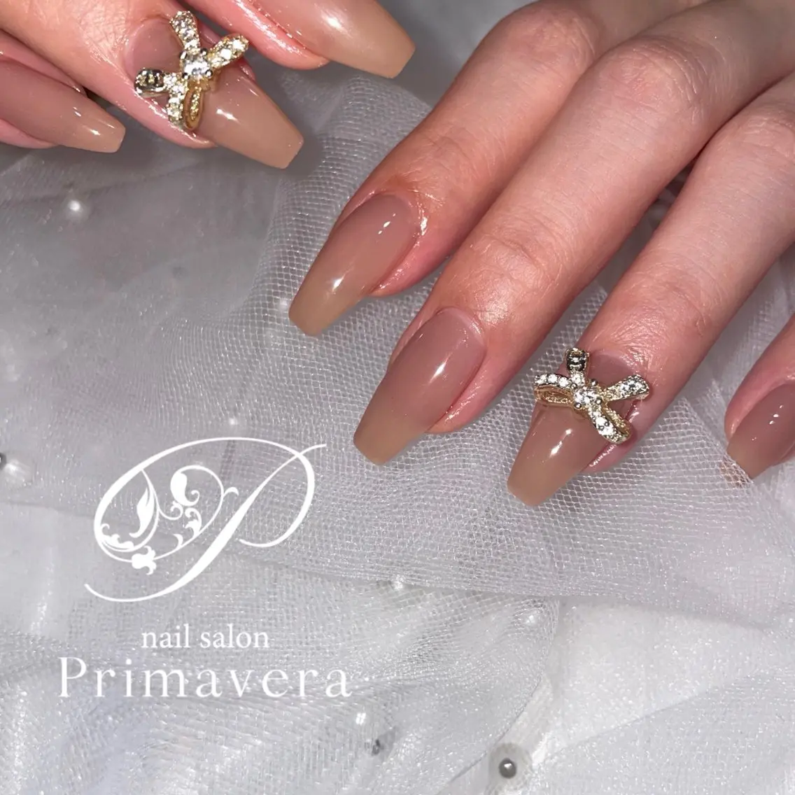 ネイル ハンドネイル Primavera 新横浜🤍美フォルムのネイルデザイン