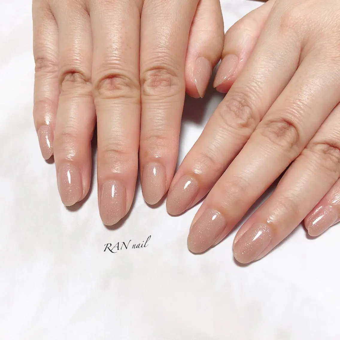 ネイル キラキラネイル ラメ(グリッター) オフィスネイル ワンカラーネイル 冬ネイル ハンドネイル フットネイル RAN nailのネイルデザイン