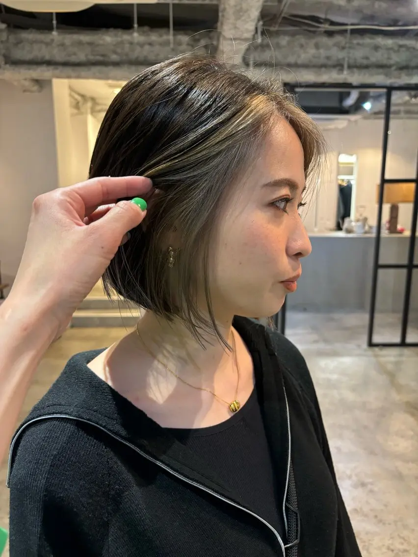 ショート カラー カット ヘアカラー トリートメント Hayashi Shioriのヘアスタイル