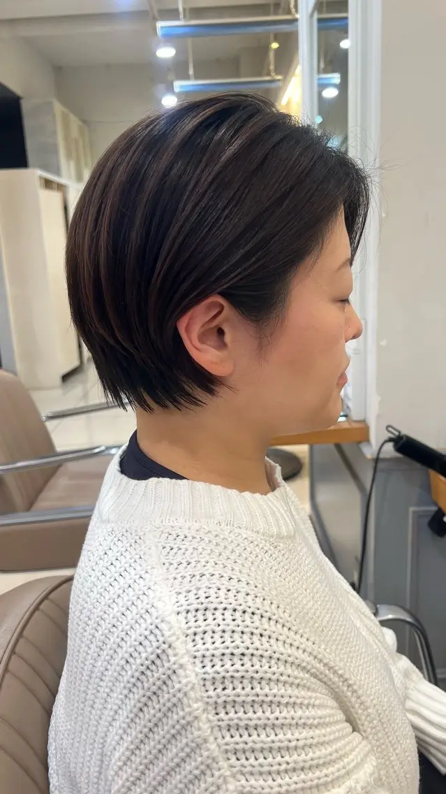 ショート 丸みショート ショートヘア 🍓🍇 MAHO💞のヘアスタイル
