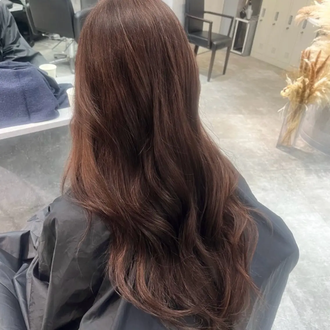ロング カラー ヘアアレンジ ボブ くびれヘア 顔周りカット 髪質改善 韓国風ヘア 透明感ベージュ/ kotomiのヘアスタイル