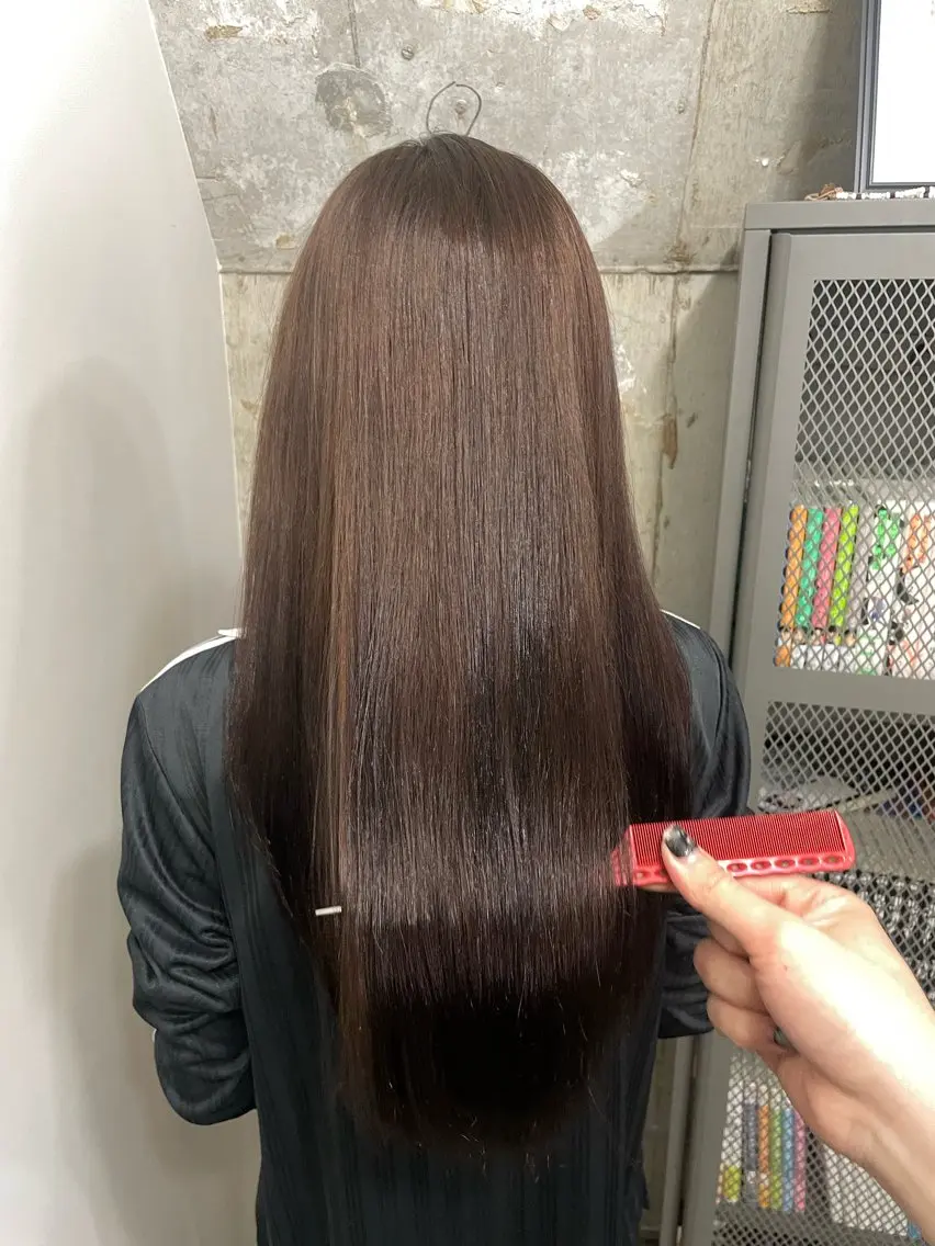 ロング トリートメント トリートメント ニュアンスカラー/ 🫧レミ(坊主)のヘアスタイル
