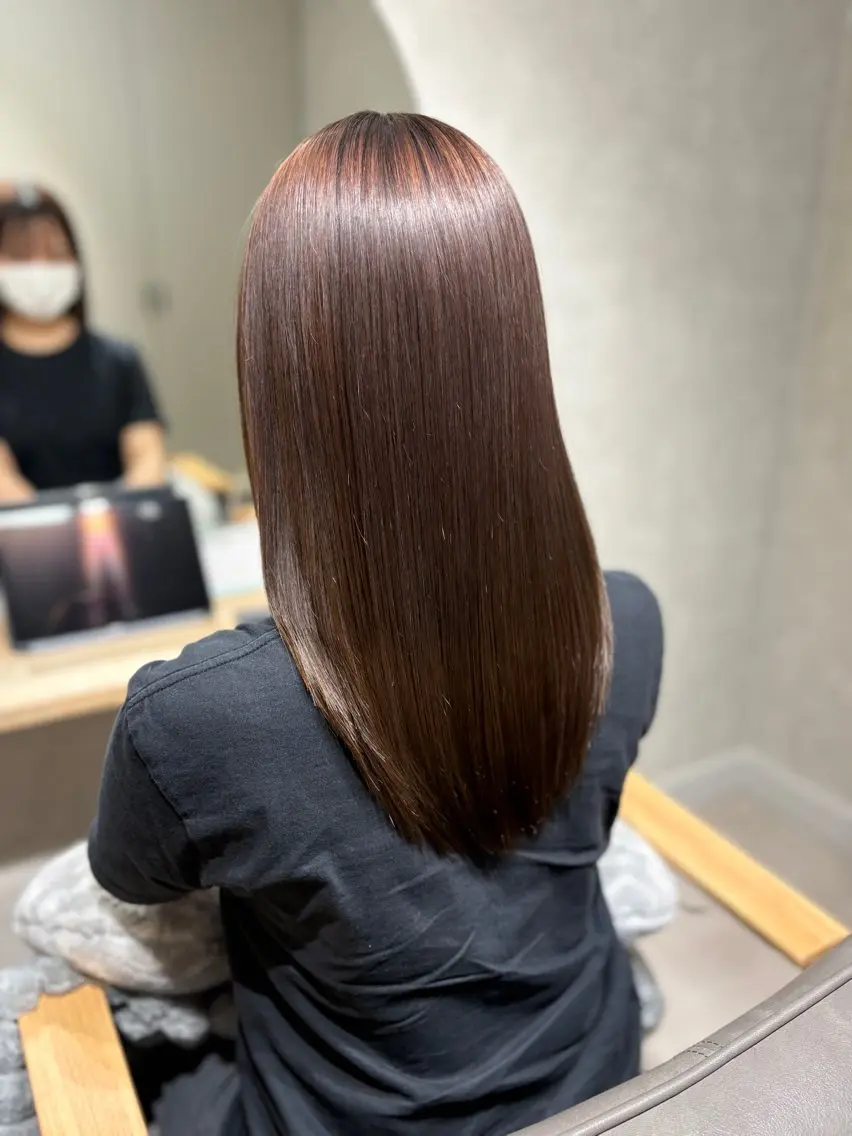ロング 縮毛矯正 縮毛矯正 ✨NEW OPEN/ 美髪矯正/山田千里✨のヘアスタイル