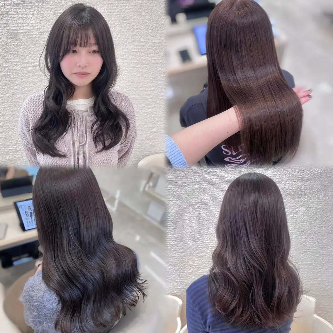 ロング カラー ラベンダー🍇べー ジュ/透明感/AOのヘアスタイル