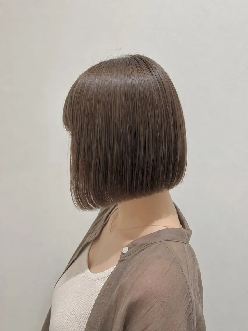 ショート カラー カット ヘアカラー トリートメント ボブ/美髪矯正 /佐藤　奈巳のヘアスタイル
