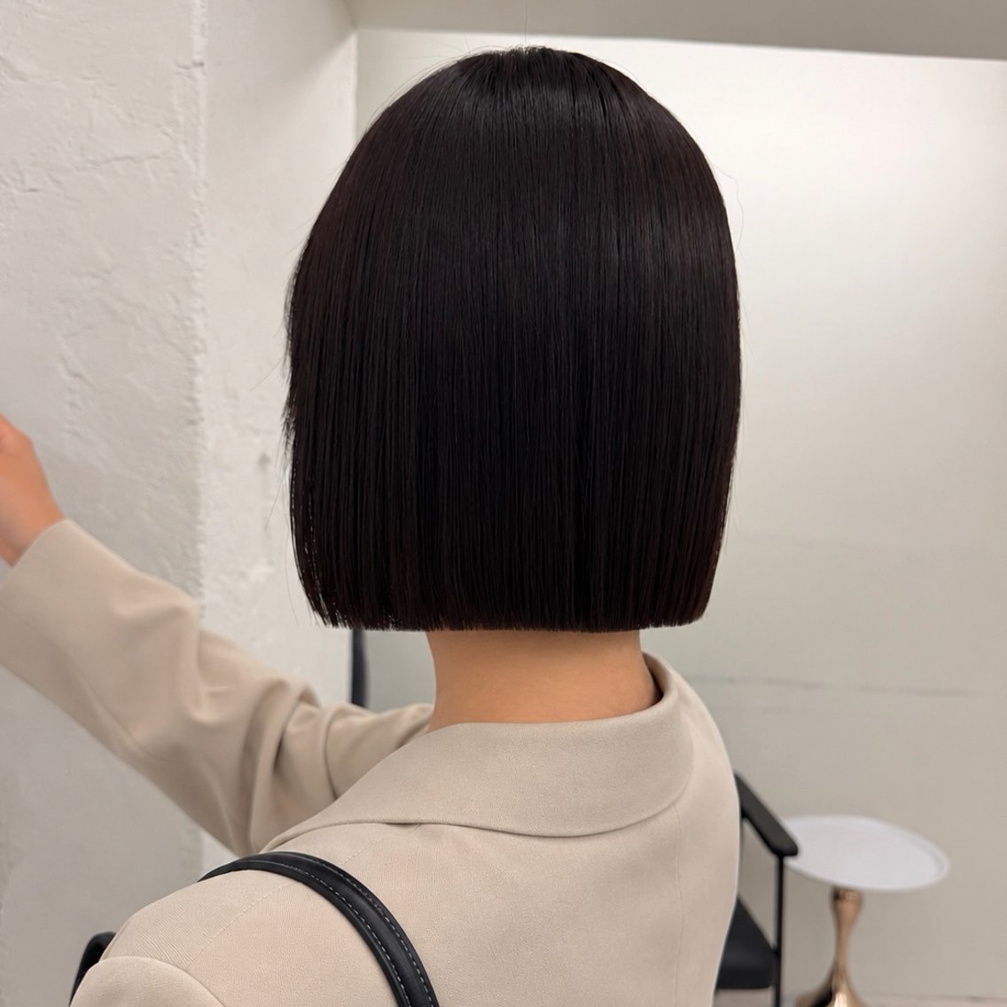 ショート カラー 透明感カラー ボブ カット トリートメント mei ボブ ショートボブ特化🤎のヘアスタイル