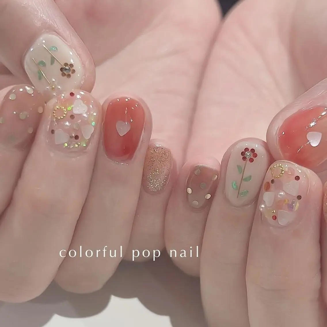 ネイル マグネットネイル ニュアンスネイル ショートネイル 大阪/堀江ネイル YAYOIのネイルデザイン