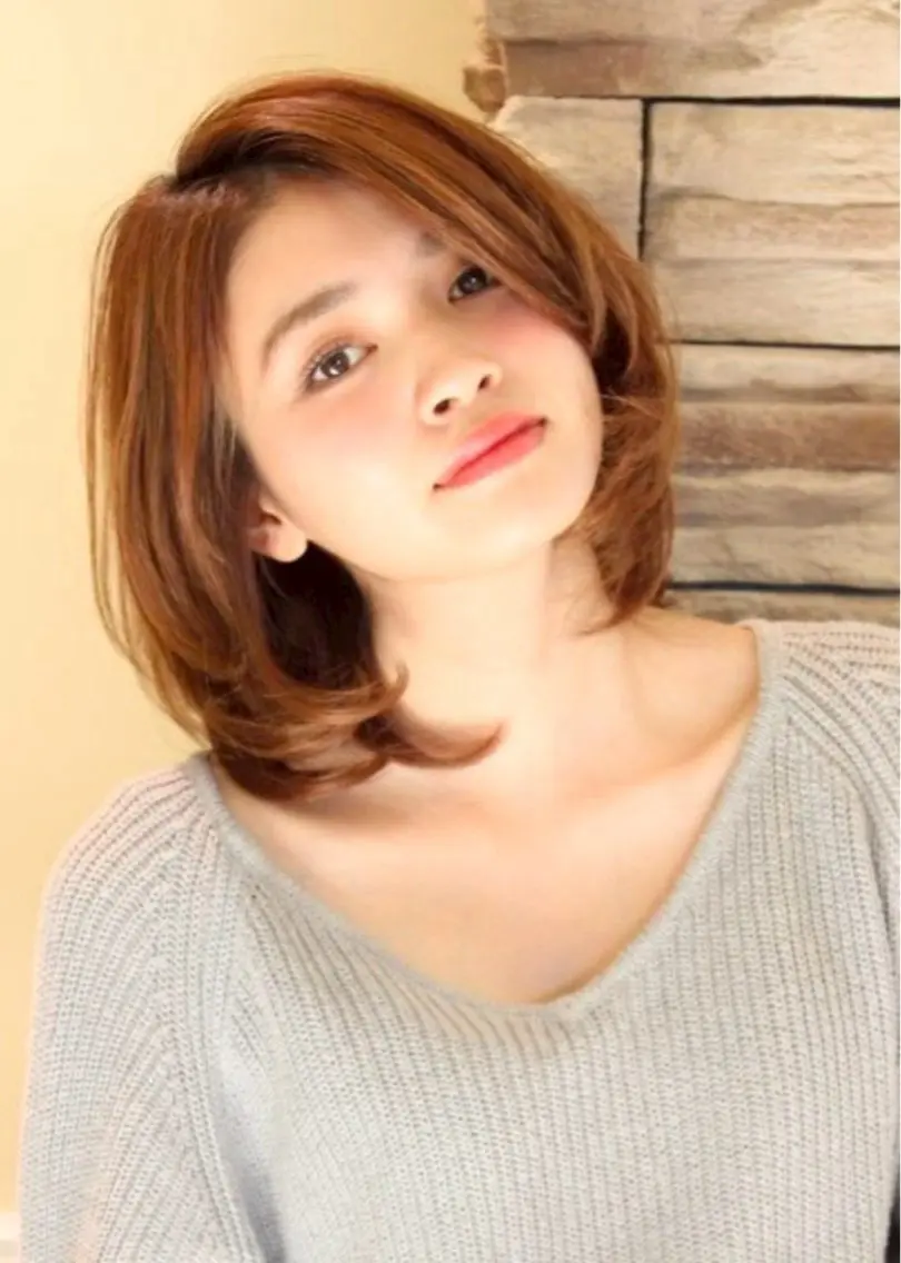 ミディアム ミディアムレイヤー レイヤーカット 🩵リンクスハート 🩵綿松　彩乃🩵のヘアスタイル