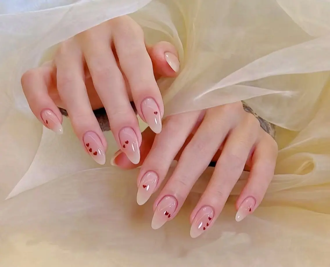 ネイル チークネイル 長さ出し フットネイル フレンチネイル ジェルネイル ハンドネイル Fancy nail salonのネイルデザイン