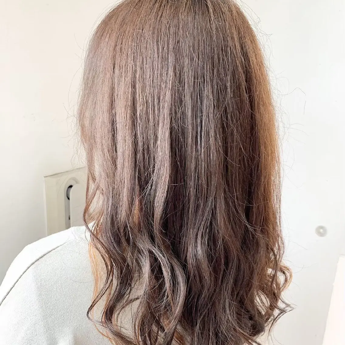 ロング カラー 縮毛矯正/ワンカラー モデル募集🫧羽夏のヘアスタイル