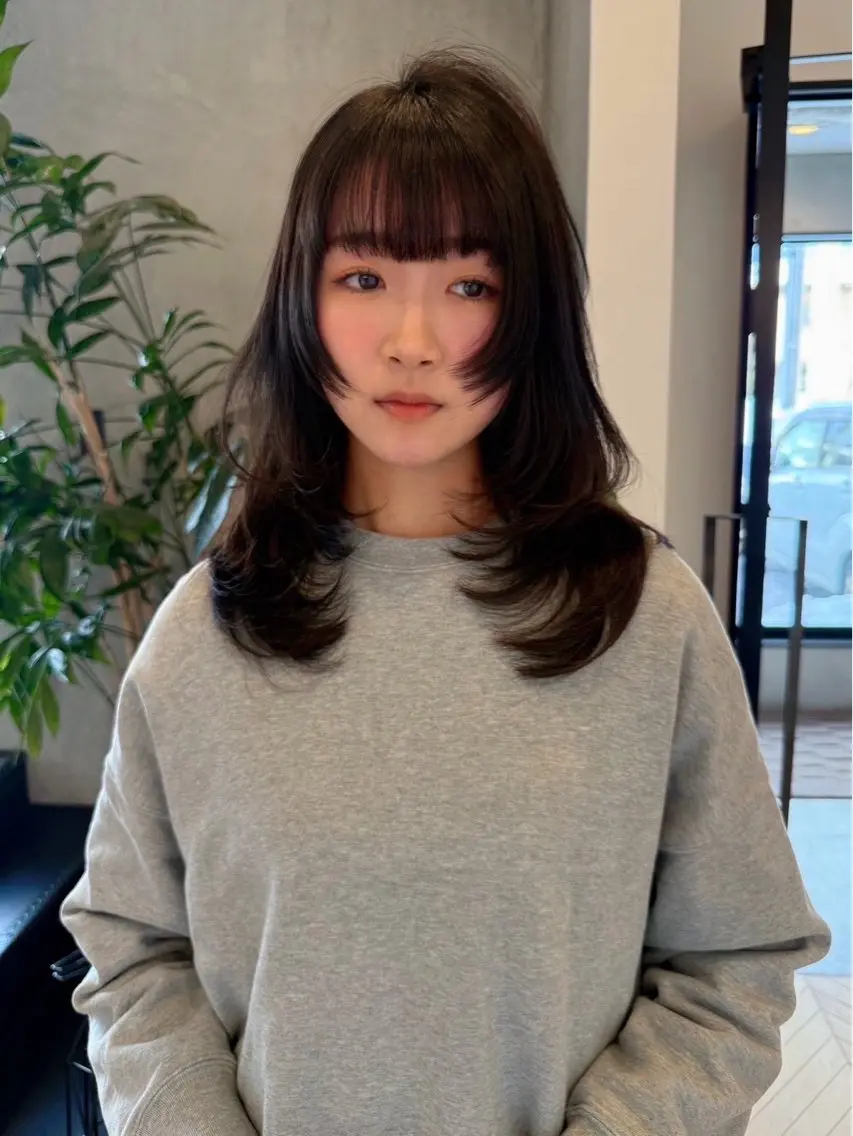 ミディアム カットモデル募集中 新潟万代/こたろ🐯のヘアスタイル