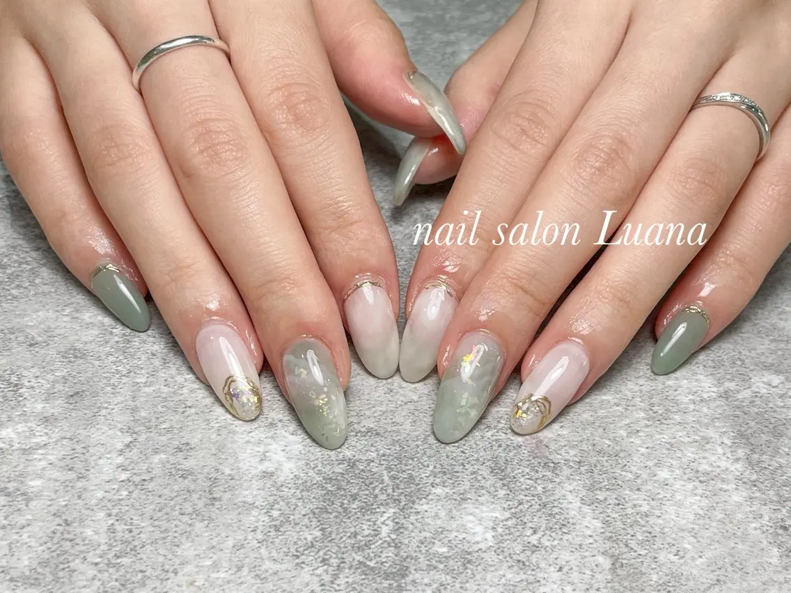 ネイル ハンドネイル nail salon Luanaのネイルデザイン