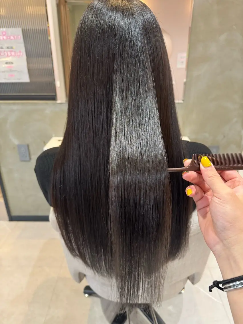 ロング カラー 🌼縮毛矯正🌼 中野有騎🦕のヘアスタイル