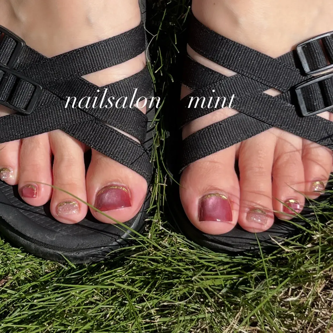 ネイル フットネイル nailsalon mintのネイルデザイン